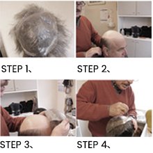 Steps to apply Glorious Hub Hair Patch