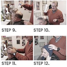 Steps to apply Glorious Hub Hair Patch